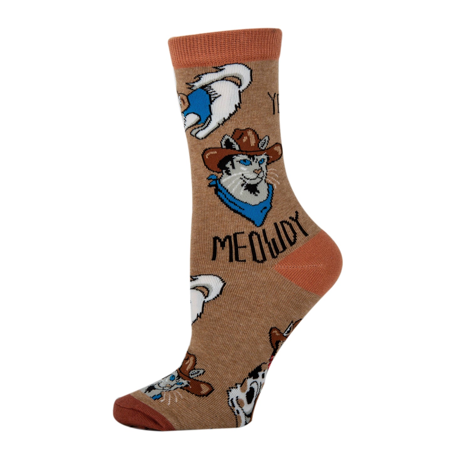 MEOWDY WOMEN'S CREW SOCKS
