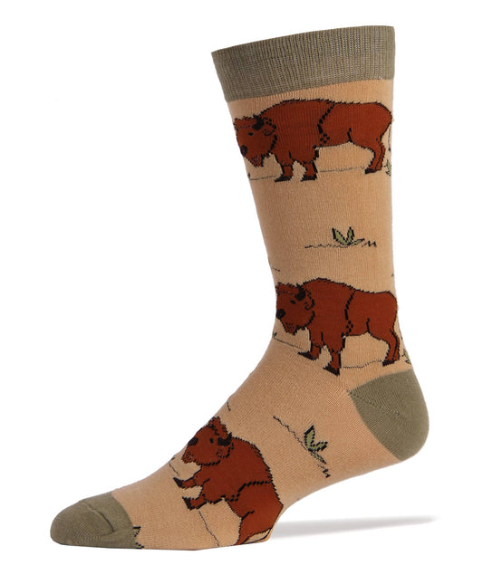 BUFFALO MEN'S CREW SOCKS
