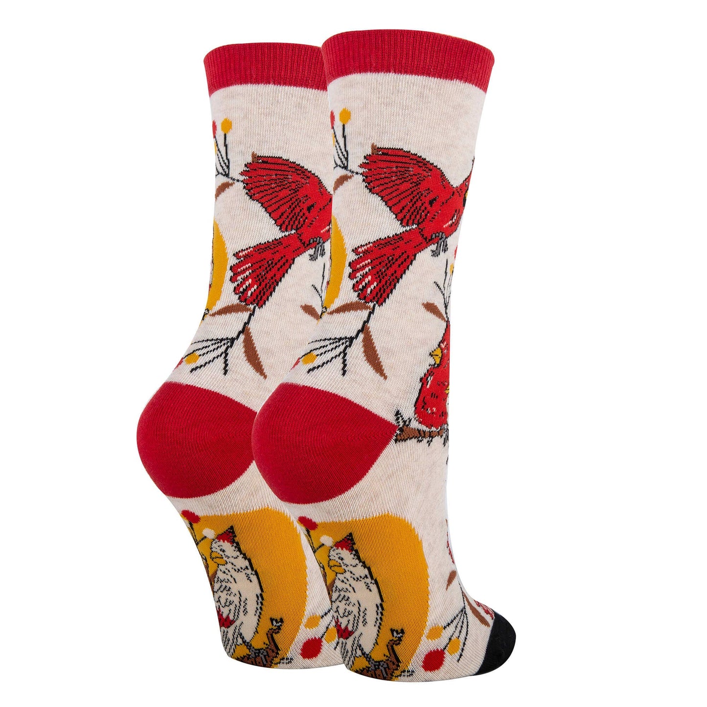 Always Cardinal Women's Cotton Crew Socks