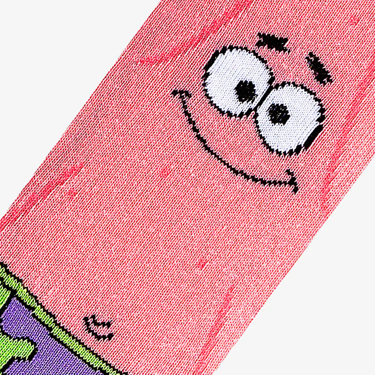 SPONGEBOB & PATRICK 360 BIG KIDS CREW SOCKS