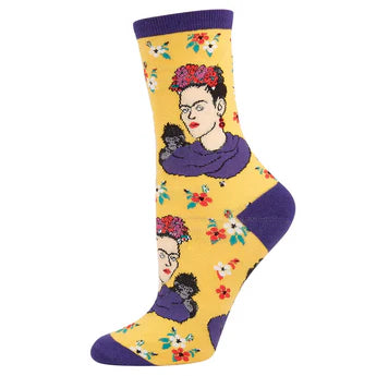 FRIDA KAHLO PORTRAIT WOMEN'S CREW SOCKS