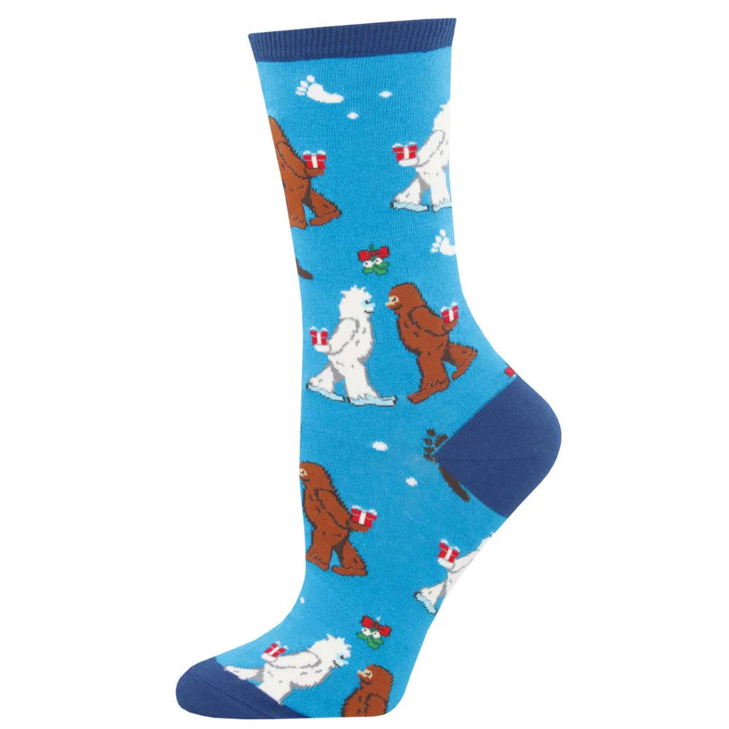 MYTHICAL KISSMAS WOMEN'S COTTON CREW SOCKS