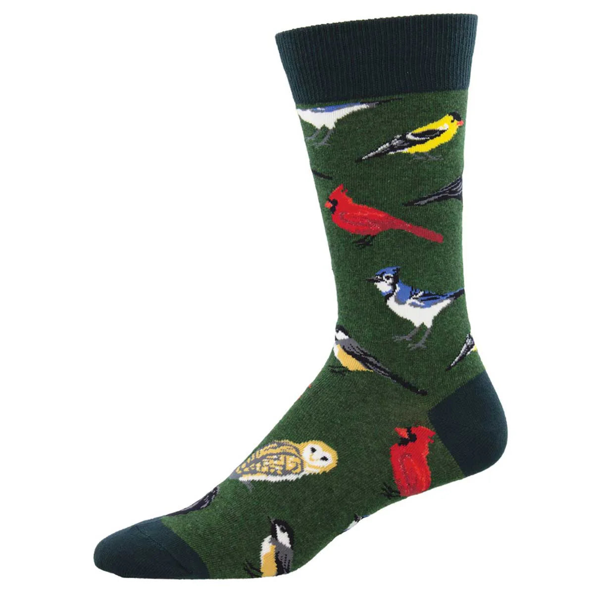 BIRD IS THE WORD MEN'S COTTON CREW SOCKS