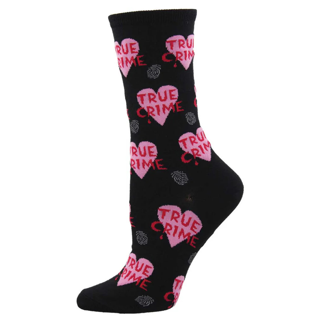 TRUE CRIME WOMEN'S CREW SOCKS