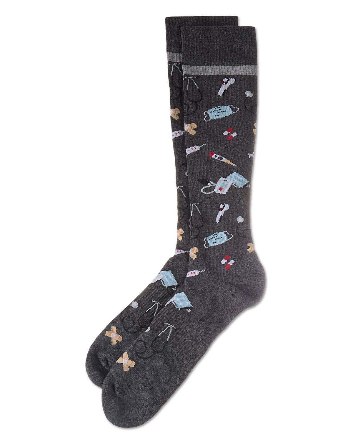 Medical Supplies 8-15 mmHg Graduated Cotton Compression Socks