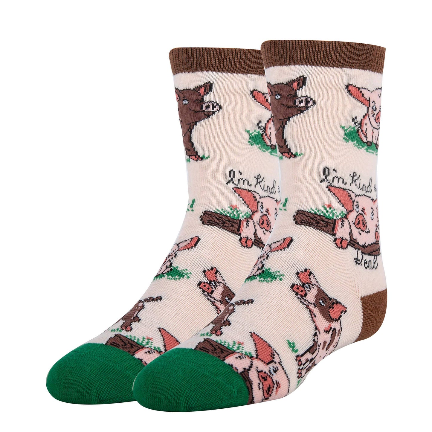 PIG DEAL KID'S CREW SOCKS