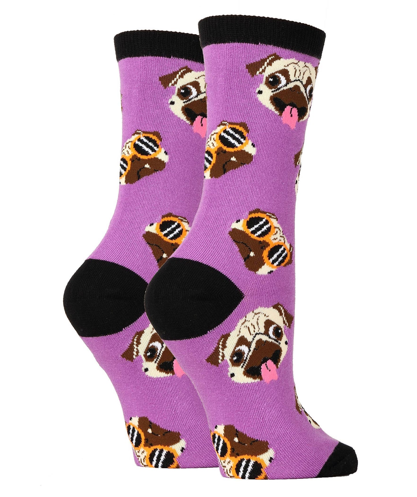 PUGTASTIC WOMEN'S CREW SOCKS