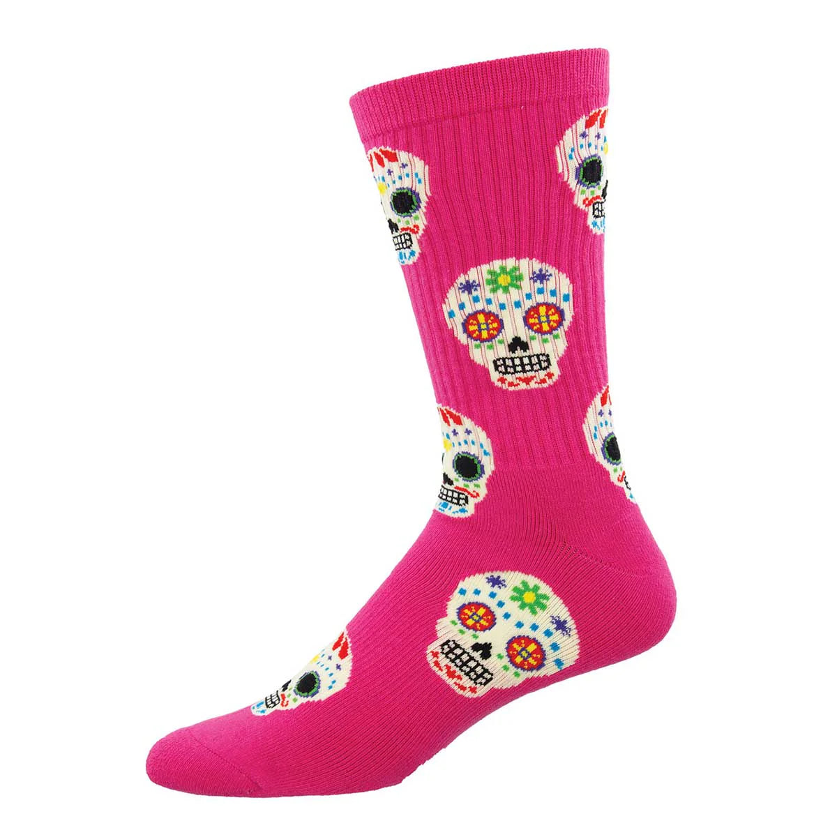 CANDY SKULL UNISEX ACTIVE CREW SOCKS