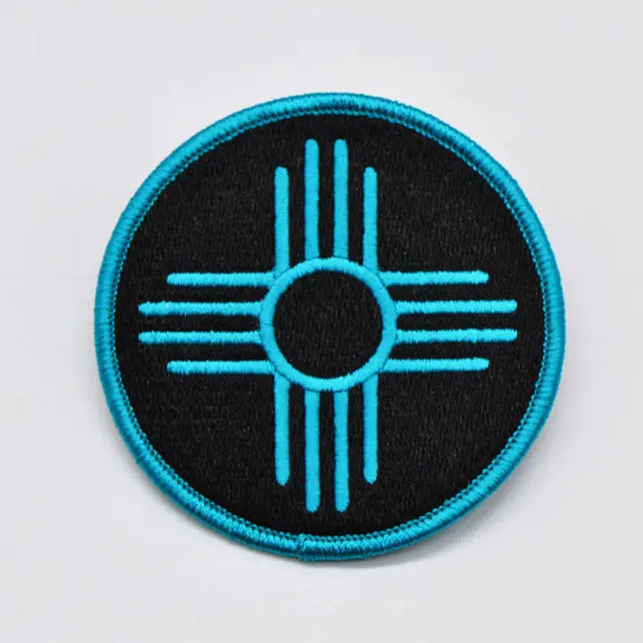 Zia Black Circle Patch