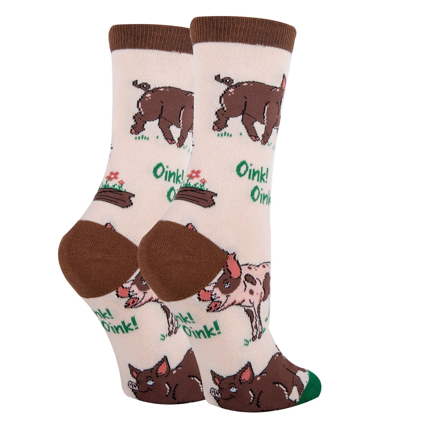 PIG DEAL WOMEN'S CREW SOCKS