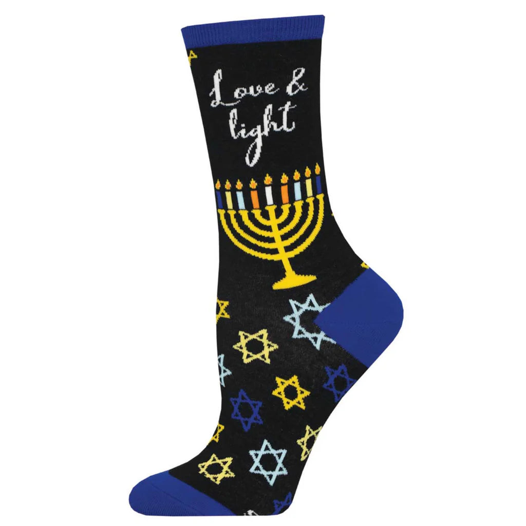 LOVE AND LIGHT WOMEN'S CREW SOCKS