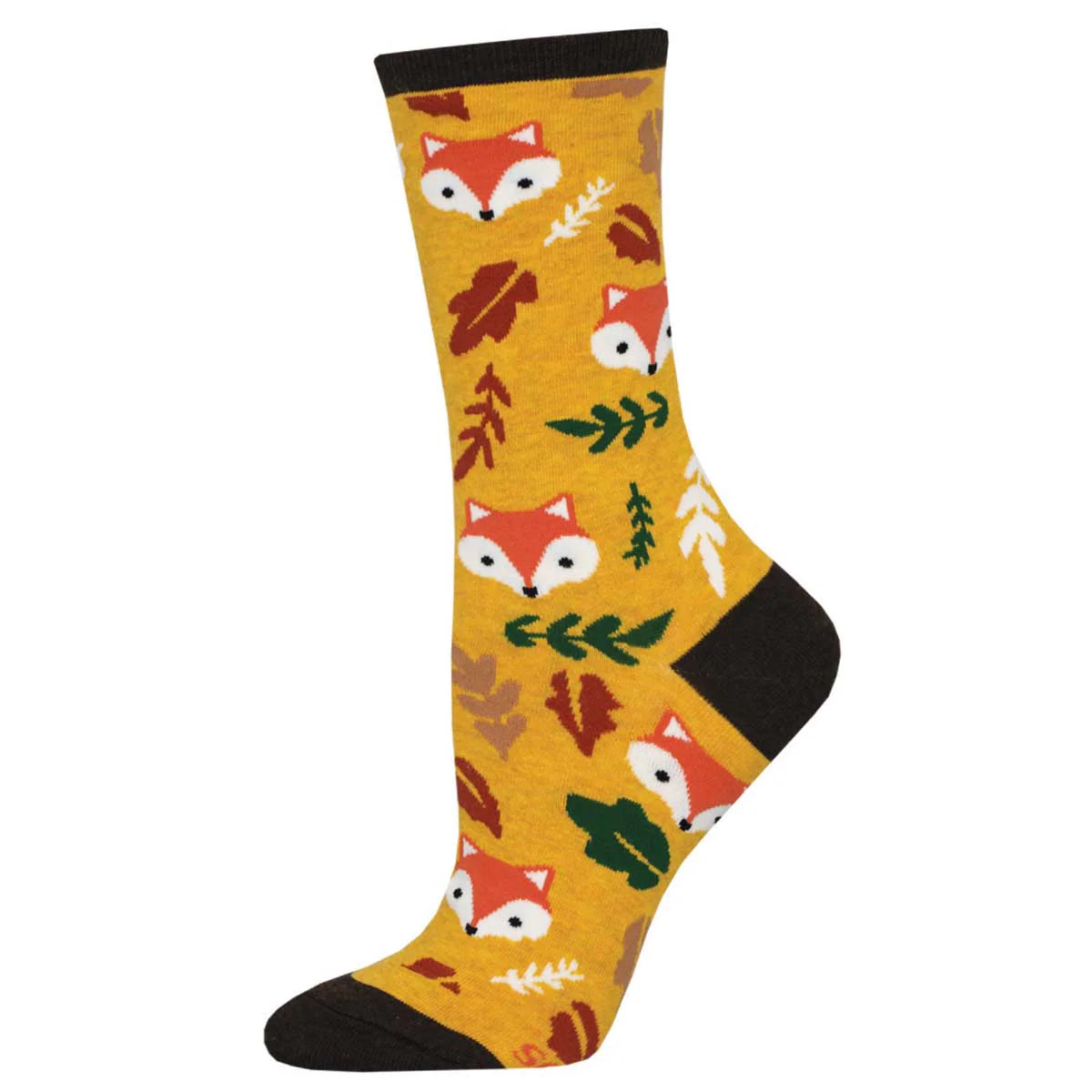 FOXY FALL WOMEN'S CREW SOCKS