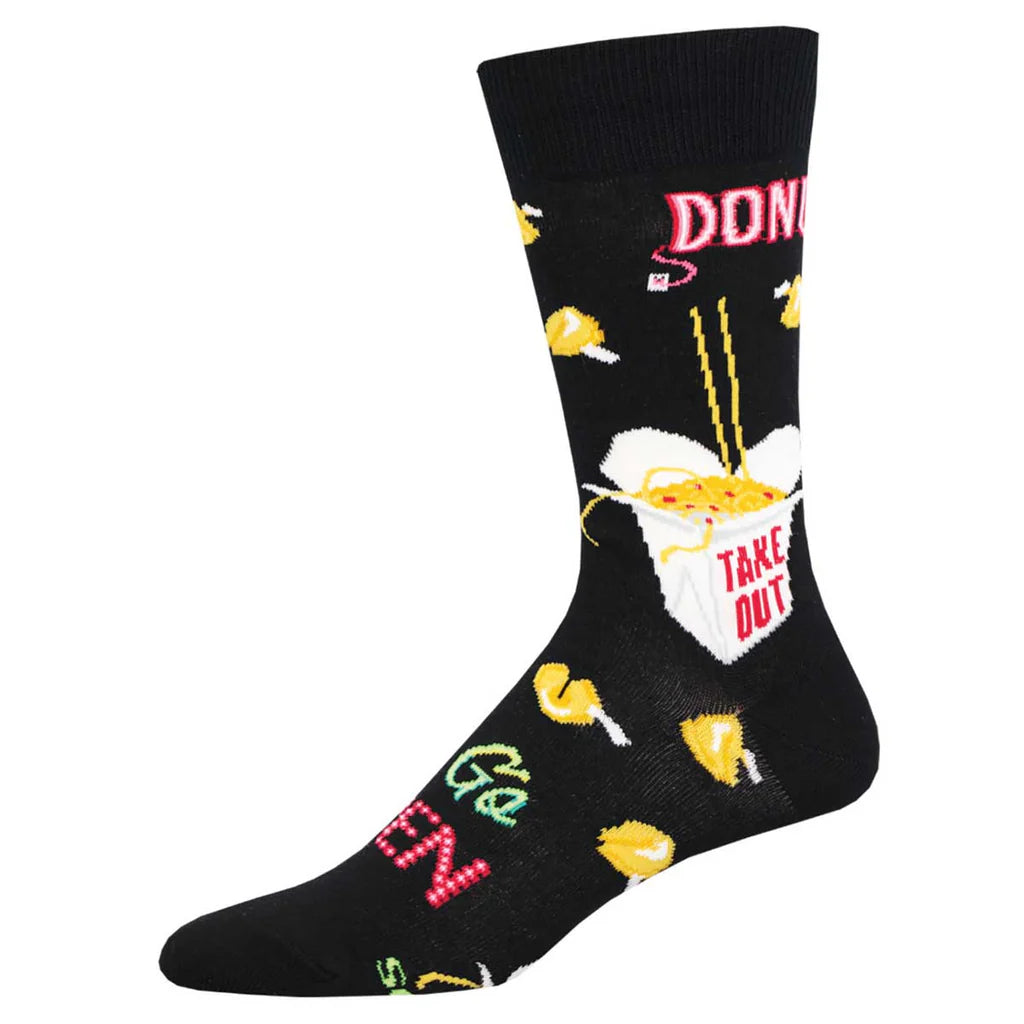 24 HOUR DINER MEN'S CREW SOCKS