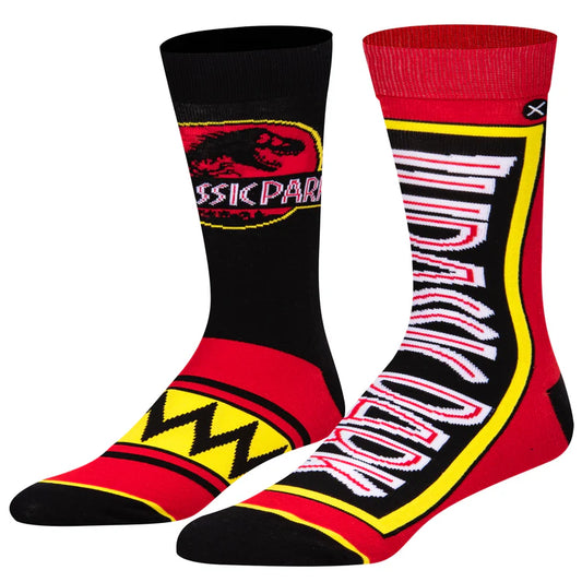 JURASSIC PARK SPLIT CREW SOCKS