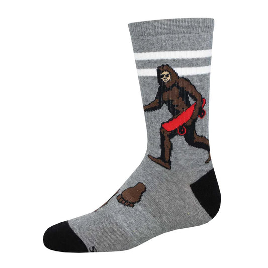 SKATE OR SQUATCH YOUTH'S ACTIVE CREW SOCKS