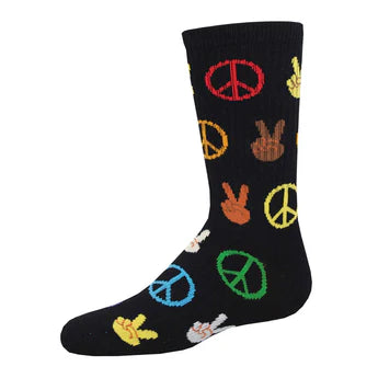 PEACE EVERYBODY YOUTH'S ACTIVE CREW SOCKS