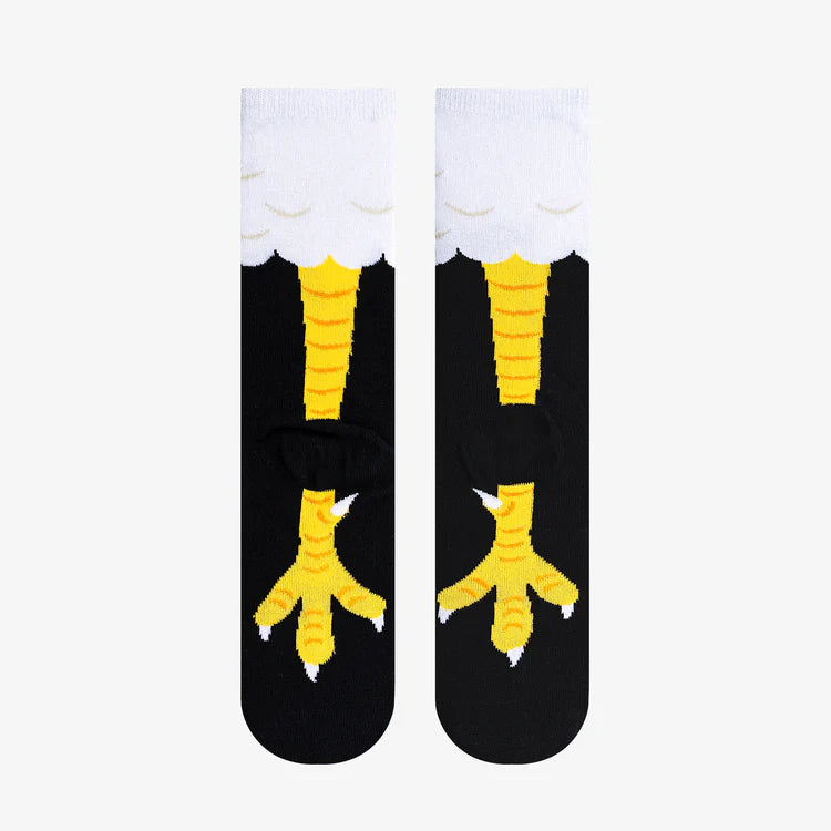 CHICKEN FEET BIG KIDS CREW SOCKS