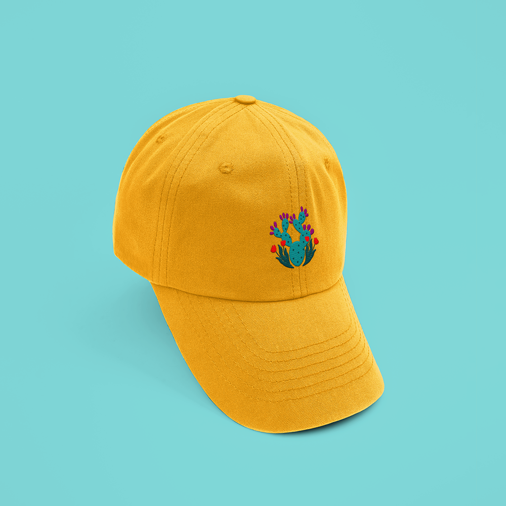 Prickly Pear Baseball Cap - Gold