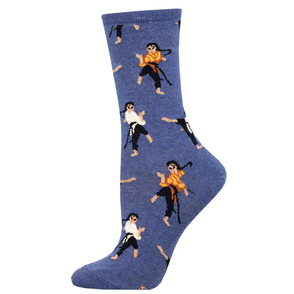 MARTIAL ARTS WOMEN'S CREW SOCKS