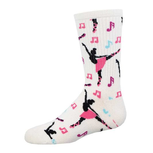 LET'S DANCE YOUTH'S ACTIVE CREW SOCKS