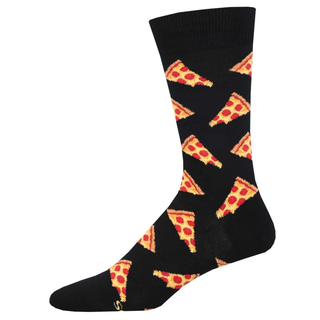SLICE OF NEW YORK MEN'S COTTON CREW SOCKS