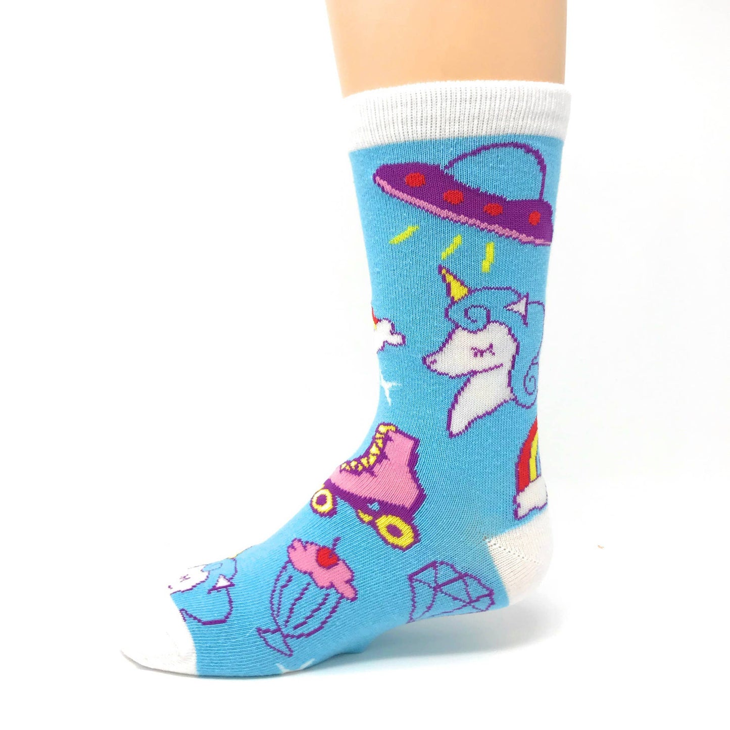 Cute AF| Kid's Funny Cotton Crew Socks