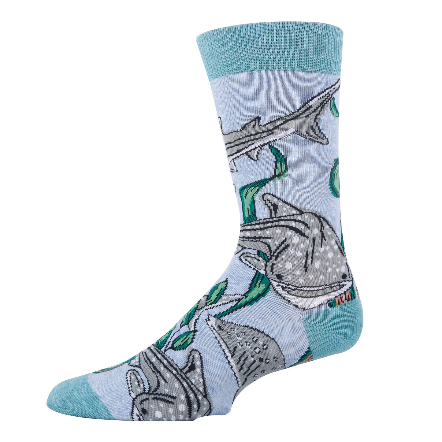 WHALE SHARK MEN'S CREW SOCKS