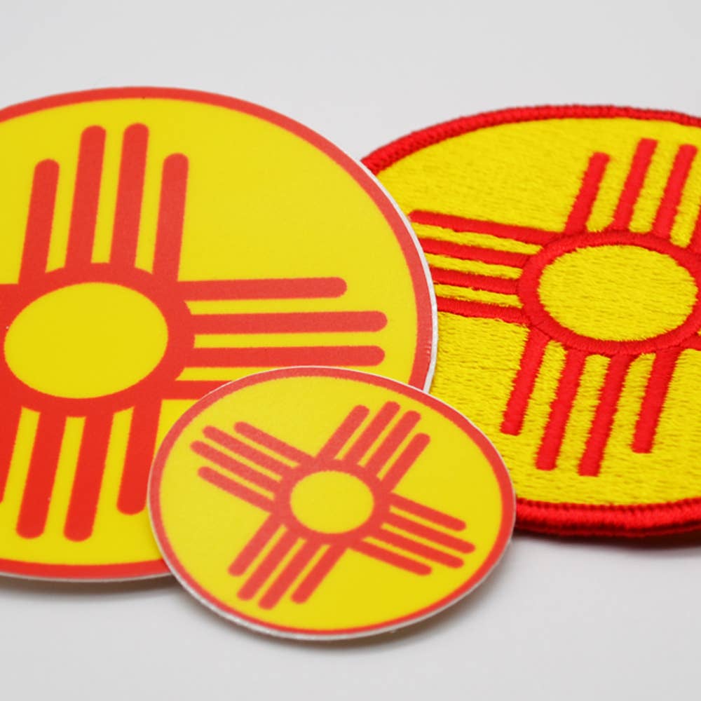 Zia Yellow Circle - Sticker