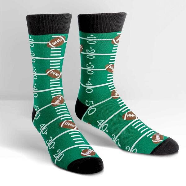 TOUCH DOWN MEN'S CREW SOCKS