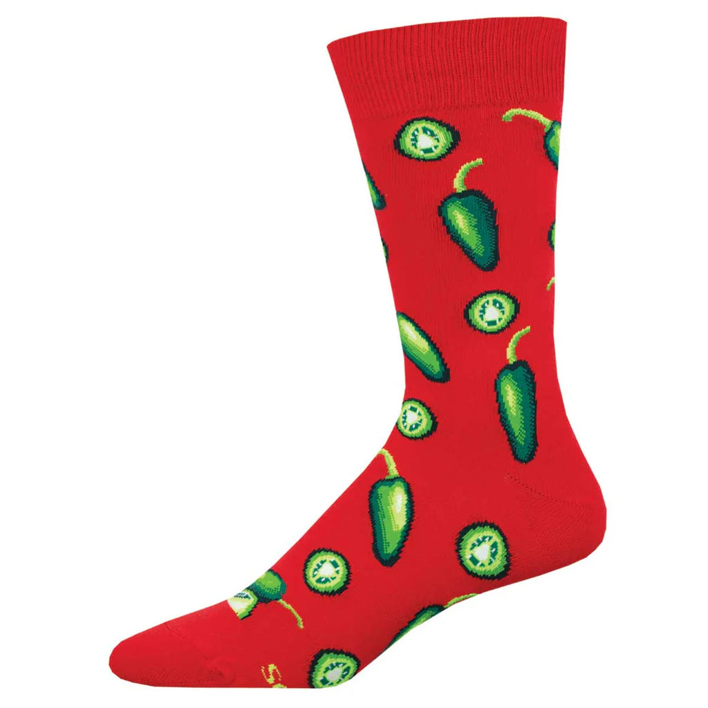 JALAPENO BUSINESS MEN'S CREW SOCKS
