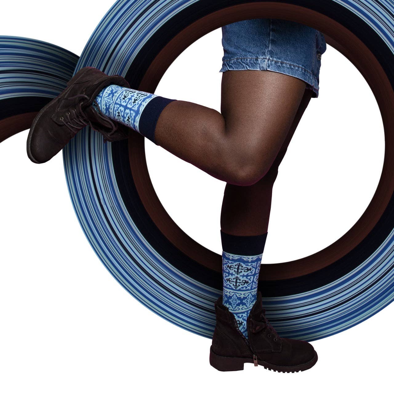 Zeiva Designer Crew Socks