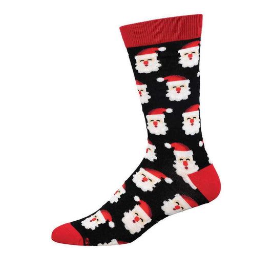 FATHER CHRISTMAS MEN'S BAMBOO CREW SOCKS