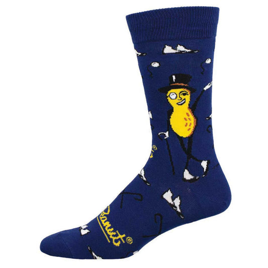 THEY CALL ME MR. PEANUT MEN'S CREW SOCKS