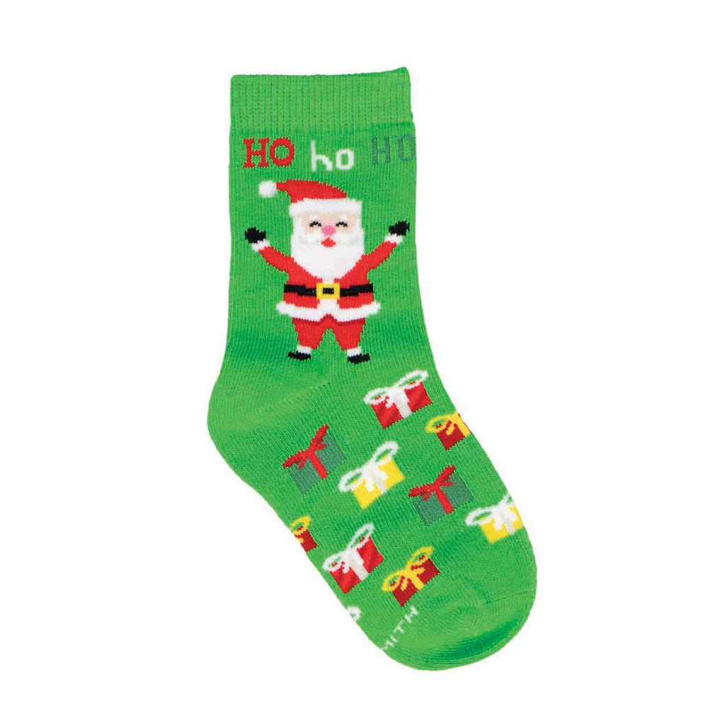 SANTA'S PRESENTS KID'S CREW SOCKS