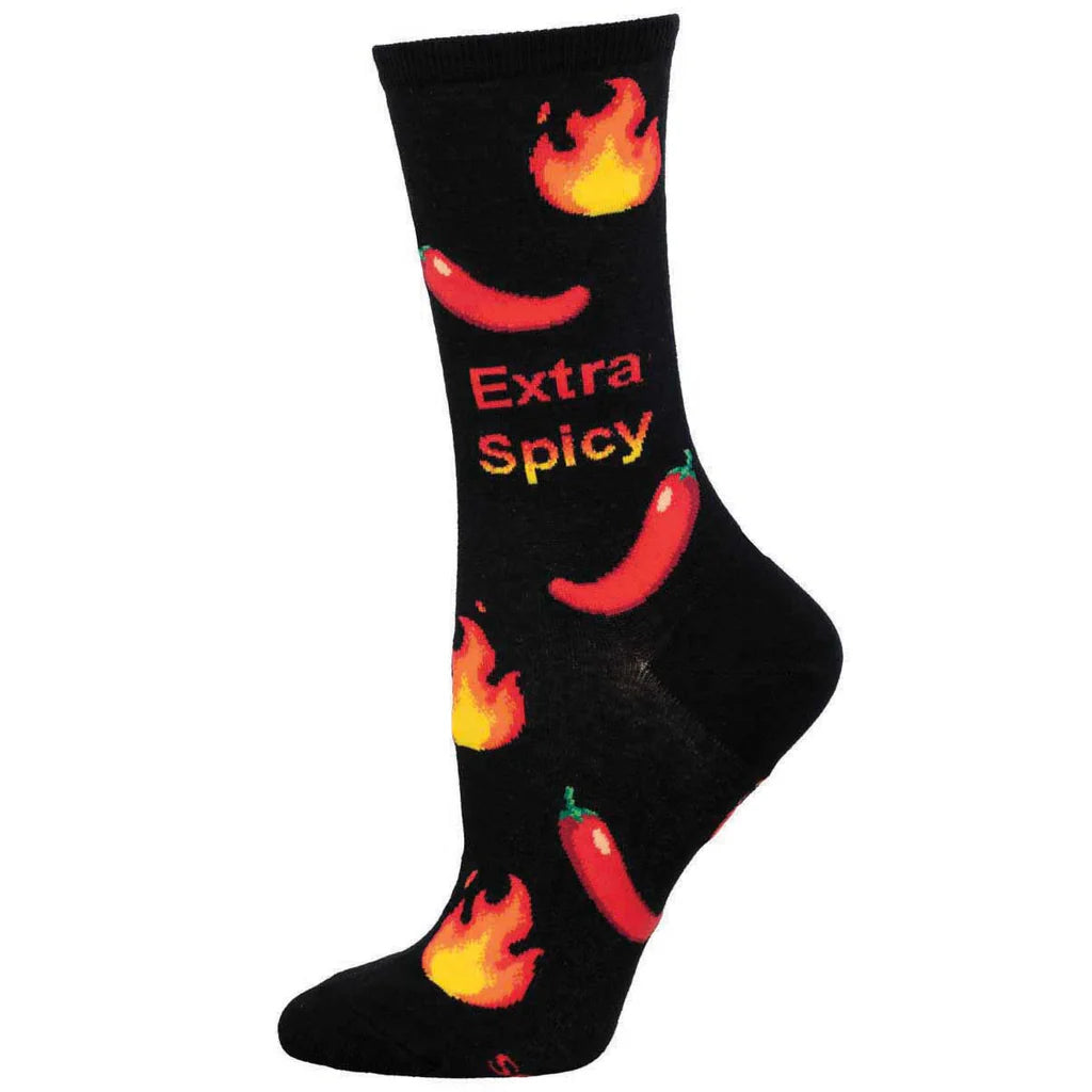 EXTRA SPICY WOMEN'S CREW SOCKS
