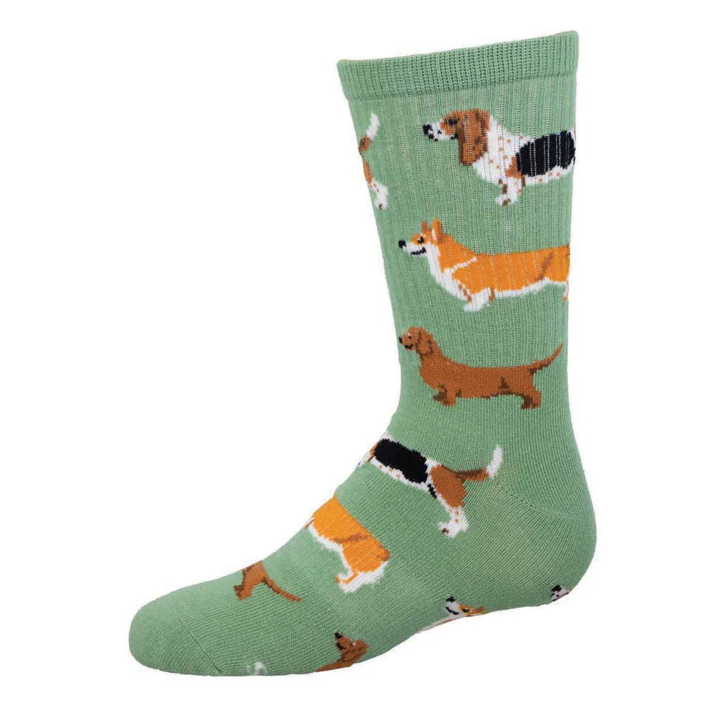 LONG DOGS YOUTH'S ACTIVE CREW SOCKS