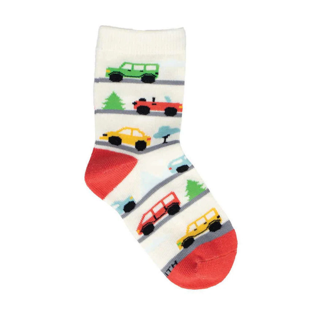 BEEP, BEEP, VROOM KID'S CREW SOCKS