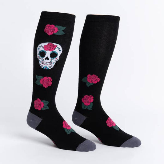 Stretch-It Knee High Socks: Sugar Skull