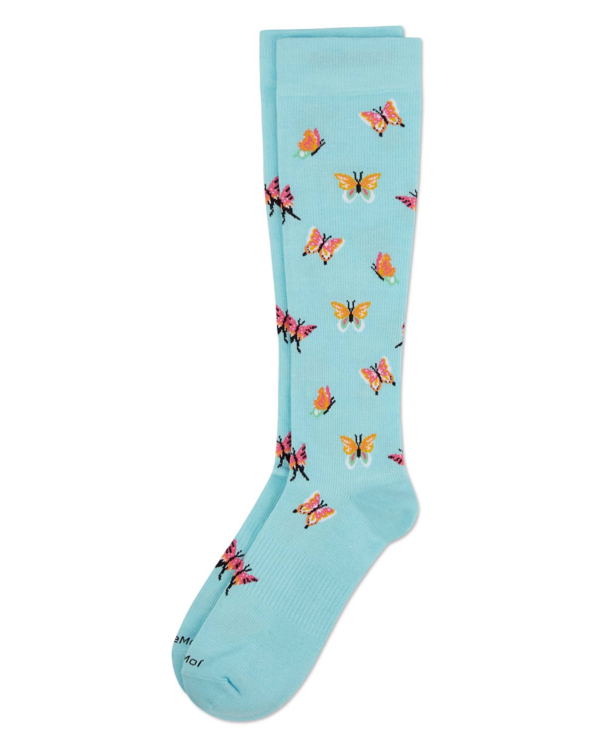 WOMEN'S BUTTERFLY BAMBOO BLEND 8-15MMHG COMPRESSION SOCKS
