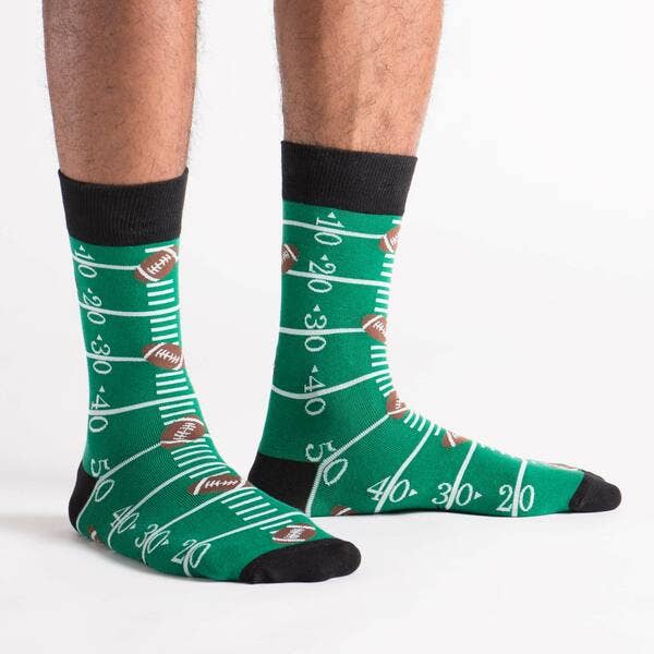 TOUCH DOWN MEN'S CREW SOCKS