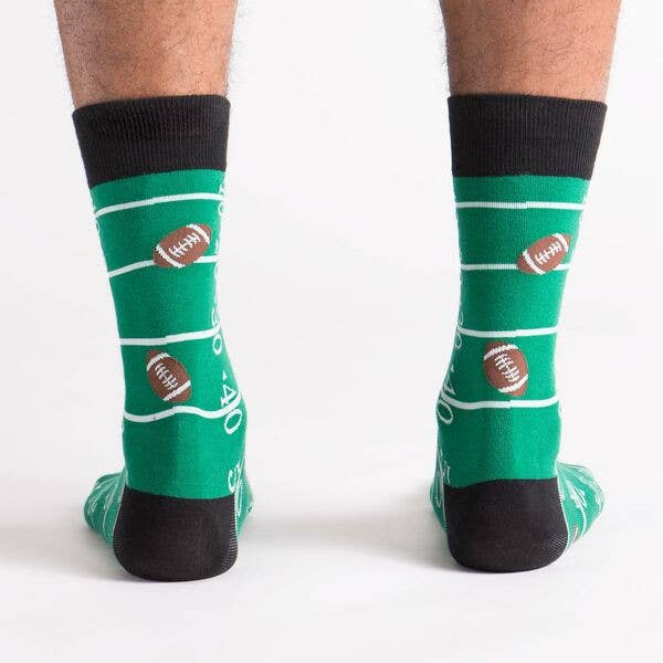 TOUCH DOWN MEN'S CREW SOCKS