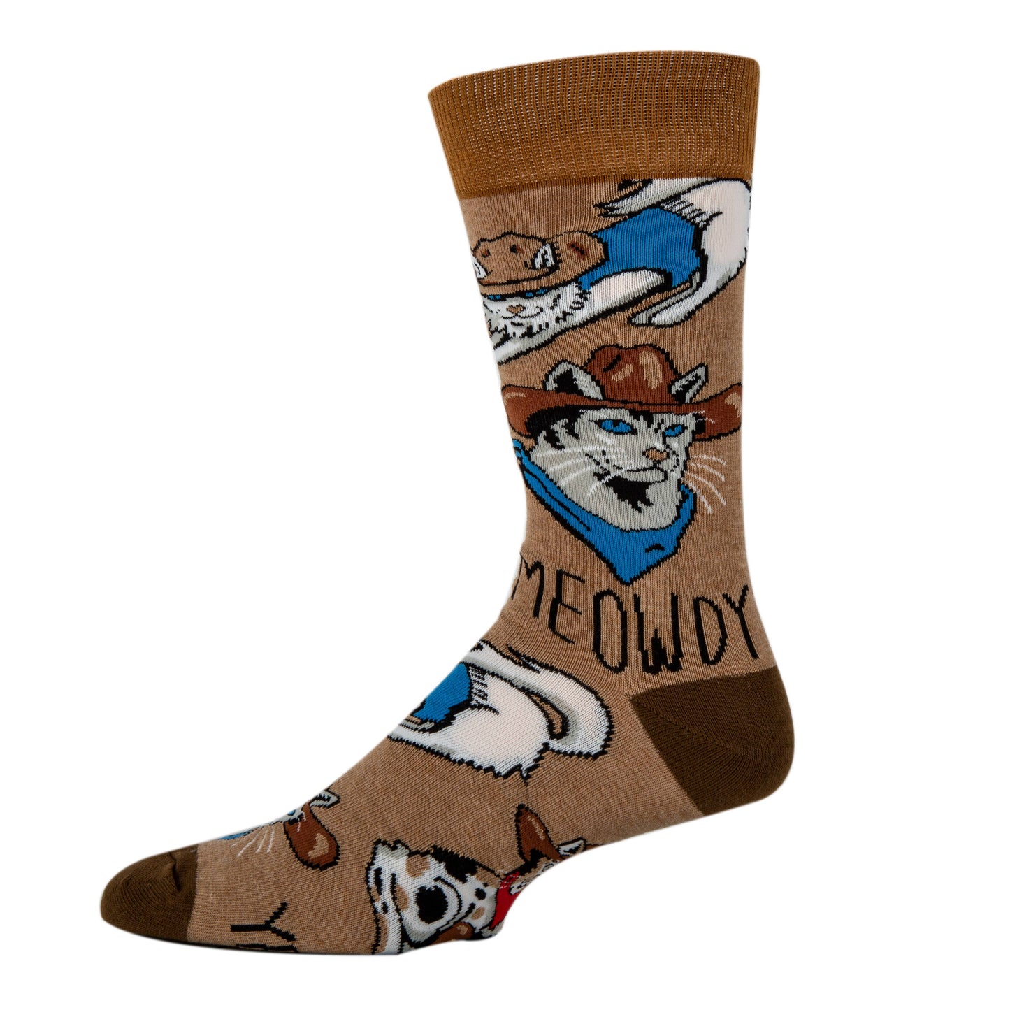 MEOWDY MEN'S CREW SOCKS