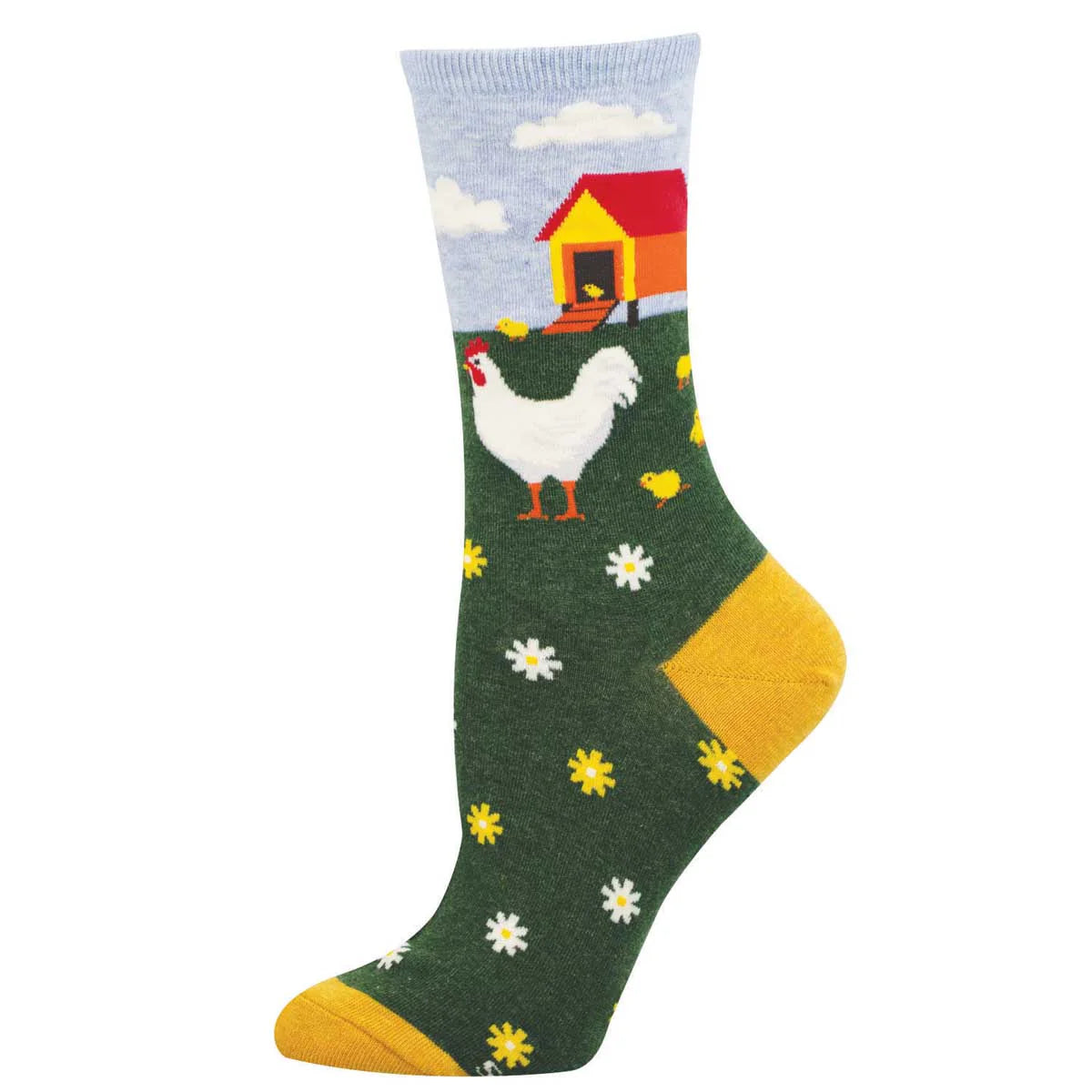 MOTHER HEN WOMEN'S CREW SOCKS