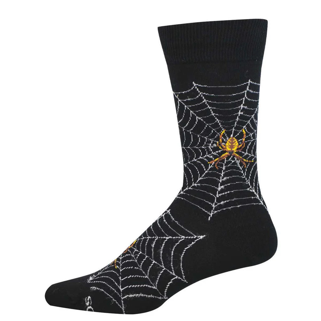 SPIDER WEBS MEN'S CREW SOCKS