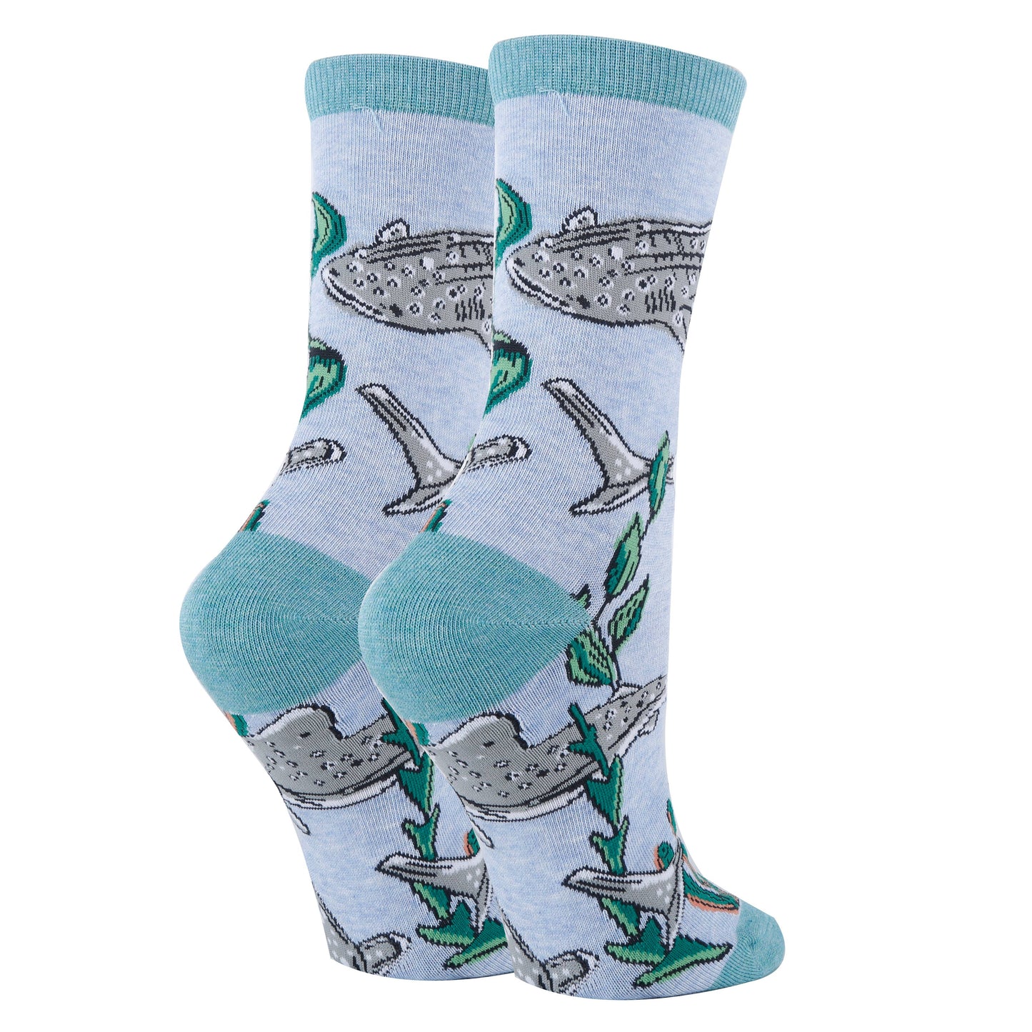WHALE SHARK WOMEN'S CREW SOCKS