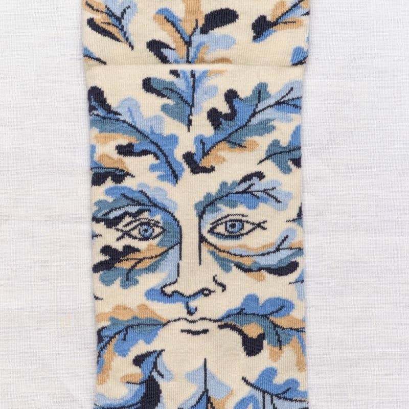 NATURAL FIGURE CREW SOCKS