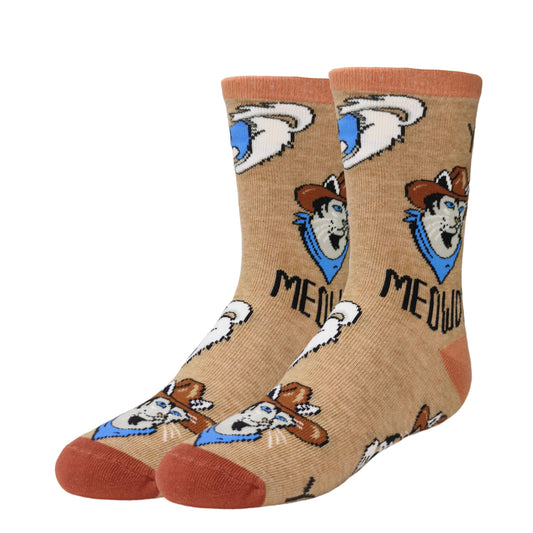 MEOWDY YOUTH'S CREW SOCKS