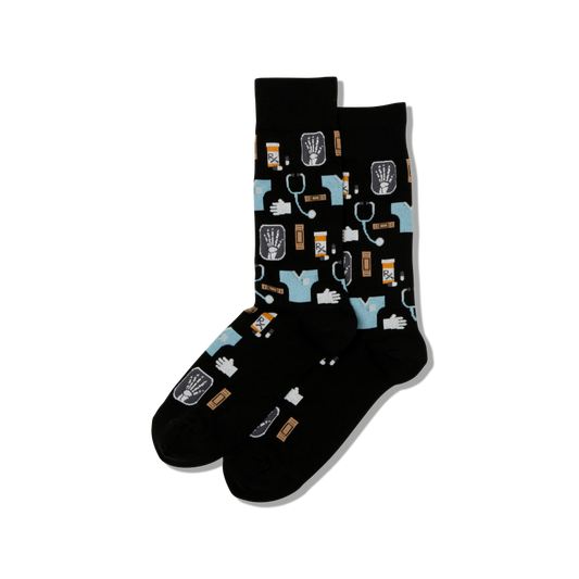MEDICAL MEN'S COTTON CREW SOCKS