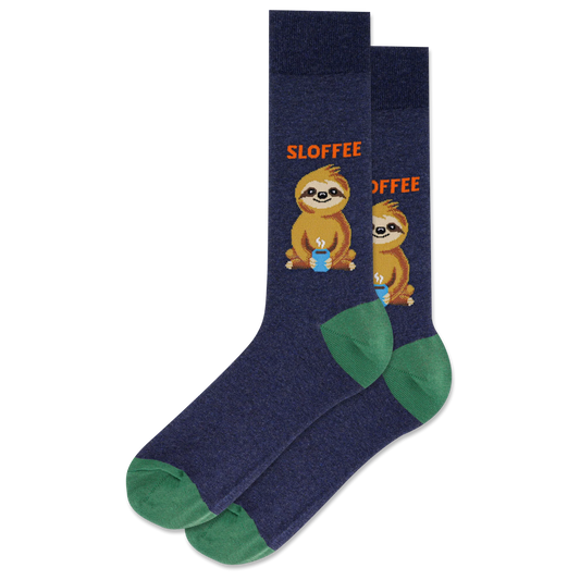 MEN'S SLOFFEE COTTON CREW SOCKS