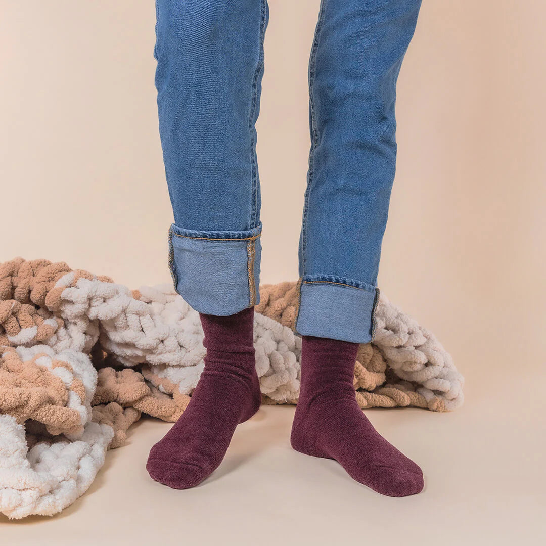 Women's Velvet Crew Socks